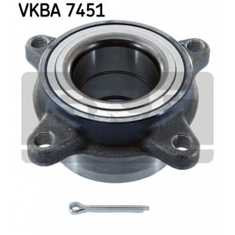 VKBA 7451 SKF Підшипник ступиці з елементами монтажу